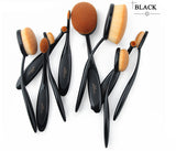 KBEAUTY™ 10 PC OVAL BRUSH SET