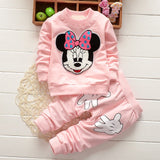 Newborn Baby Cartoon Clothes Set For Girls