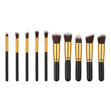 10 pcs Mini size Kabuki Brush Makeup Brush Set