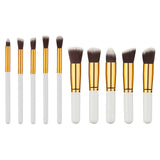 10 pcs Mini size Kabuki Brush Makeup Brush Set