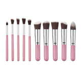 10 pcs Mini size Kabuki Brush Makeup Brush Set