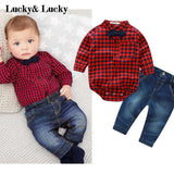 Newborns Clothes Shirts + Jeans For Baby