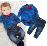 Newborns Clothes Shirts + Jeans For Baby