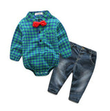 Newborns Clothes Shirts + Jeans For Baby