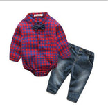 Newborns Clothes Shirts + Jeans For Baby