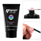 pink poly gel yayoge Nail Builder Gel varnish polish Set Polygel Quick Nail Extension hard Gel Camouflage UV LED lacquer